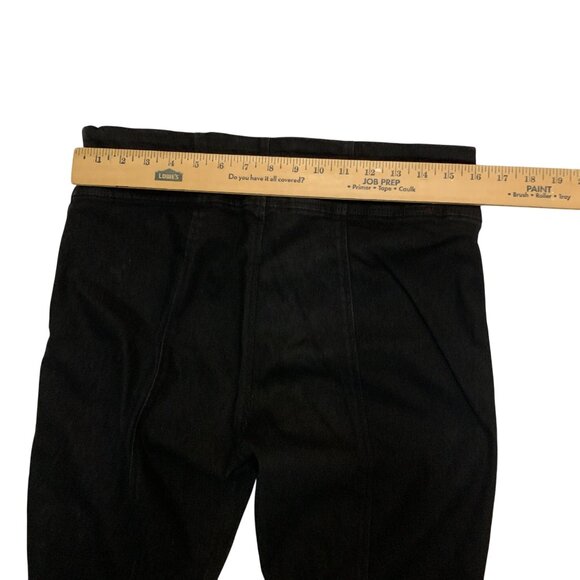 Guess Womens Black Jeans Side Zipper Lift Up Detail Waist 32' - Picture 10 of 12